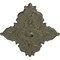 Ekena Millwork Melchor Diamond Medallion (Canopies up to 4"), 67 1/4"W x 43 3/8"H x 4"ID x 2"P, Spartan Stone CM70X43MLSSF - alternate 2